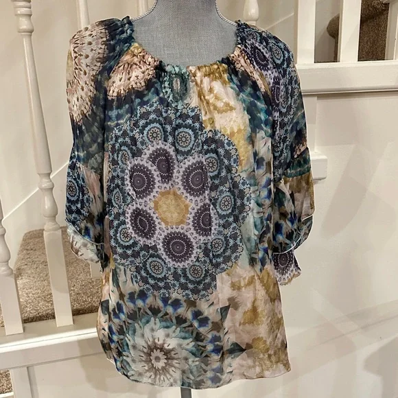 Elena bald silk top - Picture 1 of 8